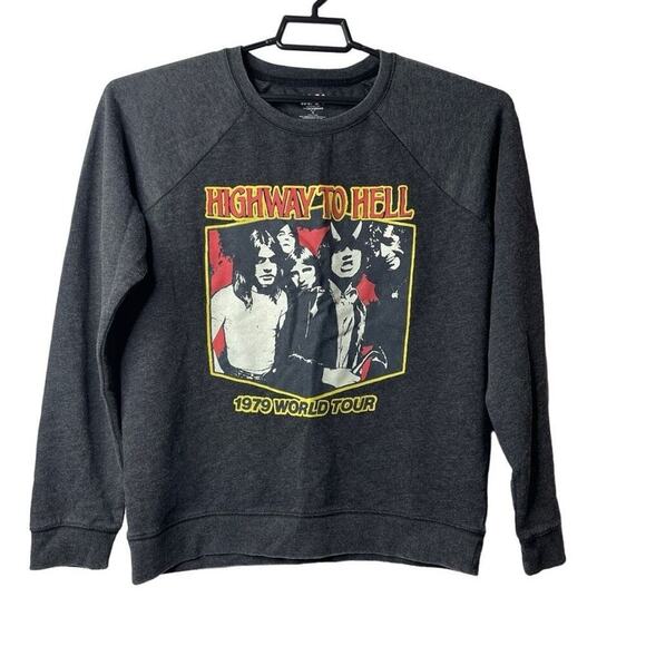 Lucky Brand AC/DC Highway To Hell Pullover Sweatshirt Sweater Size Medium‎ New - Picture 10 of 12